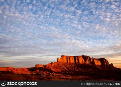 Mottled Sky over Elephant Rock