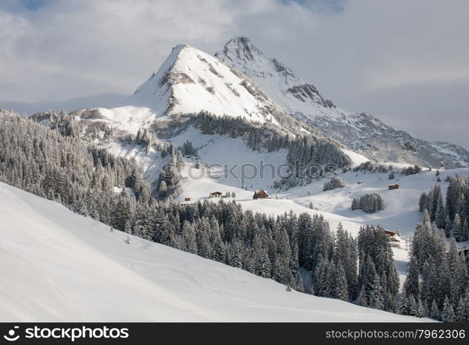 Mount Biberkopf, Warth am Alberg, Vorarlberg, Austria