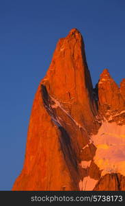 Mount Fitz Roy in Los Glaciares National Park, Argentina