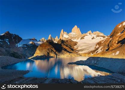 Mount Fitz Roy in Los Glaciares National Park, Argentina