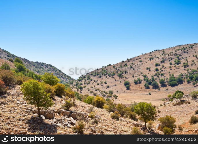 Mount Hermon on the Golan Heights, Israel