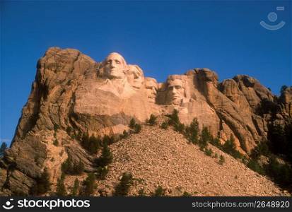 Mount Rushmore, low angle view