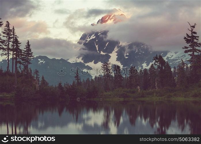 Mount Shuksan in Washington, USA