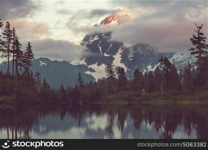 Mount Shuksan in Washington, USA
