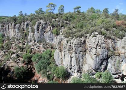 Mountain and Koprulu canyon in south Turkey
