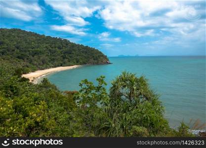 Mountain and sea views called Ko Lanta in Thailand
