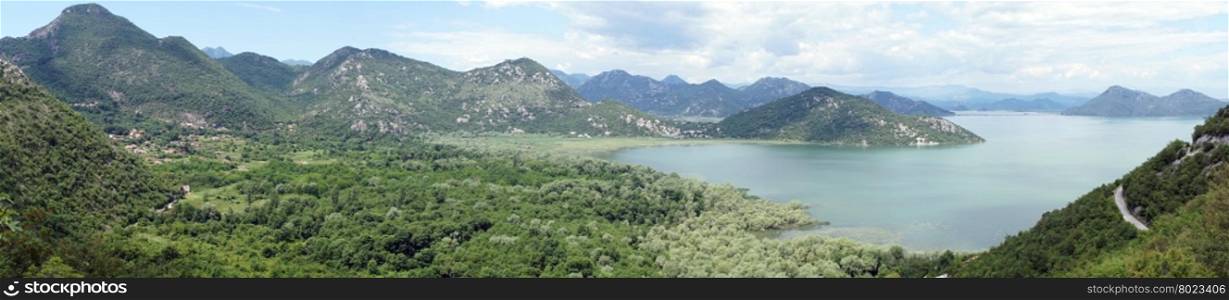 Mountain area near Skadarsko lake in Montenegro