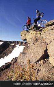 Mountain Biking on Rocky Cliffs