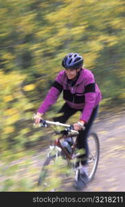 Mountain Biking Through the Trees