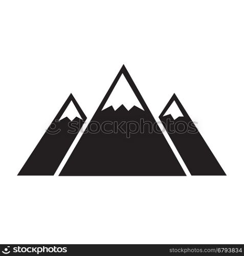mountain icon illustration design