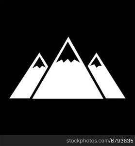 mountain icon illustration design