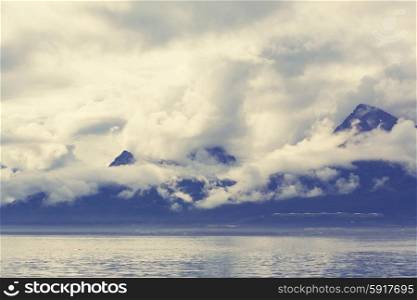 Mountain in Alaska, Valdez, USA