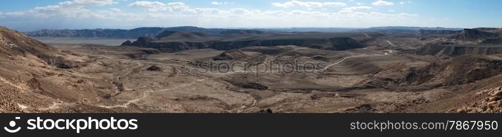 Mountain in Negev desert, Israel
