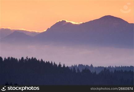 Mountain landscape, Bavaria, Germany