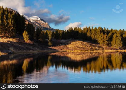 Mountain Landscape in Colorado Rocky Mountains, Colorado, United States.