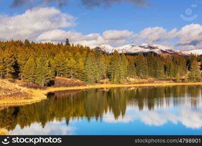 Mountain Landscape in Colorado Rocky Mountains, Colorado, United States.