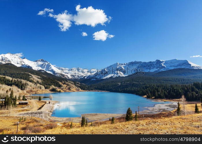 Mountain Landscape in Colorado Rocky Mountains, Colorado, United States.