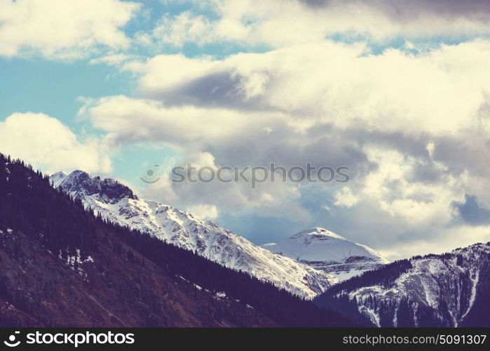 Mountain Landscape in Colorado Rocky Mountains, Colorado, United States.