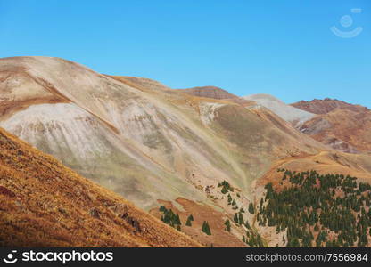 Mountain Landscape in Colorado Rocky Mountains, Colorado, United States.