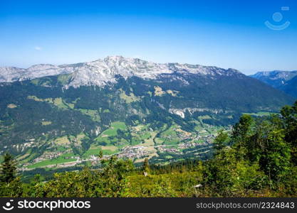 Mountain landscape in La Clusaz, Haute-savoie, France. Mountain landscape in La Clusaz, France