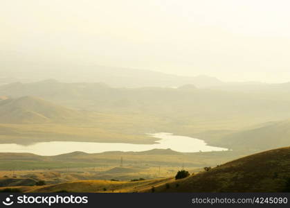 mountain landscape in nice day