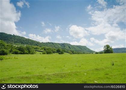 Mountain landscape in summer day