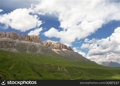 Mountain landscape, the Dolomitis range, Trentino, Italy.