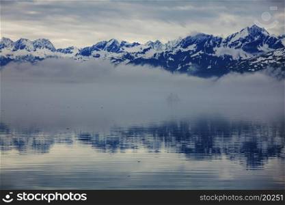 Mountain landscapes in Alaska