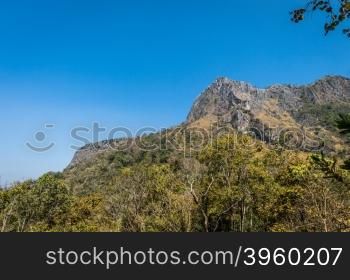 Mountain of Doi Luang Chiang Dao natural park Landscape, Chiang Mai, Thailand.