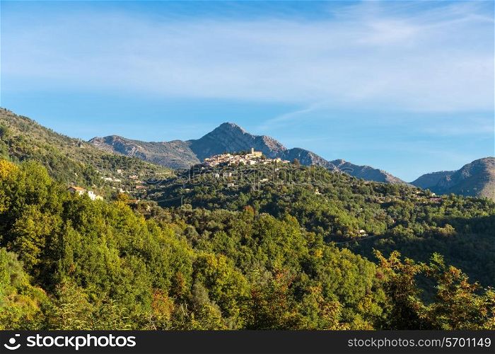 Mountain old village Coaraze, Provence Alpes Cote d&rsquo;Azur, France.