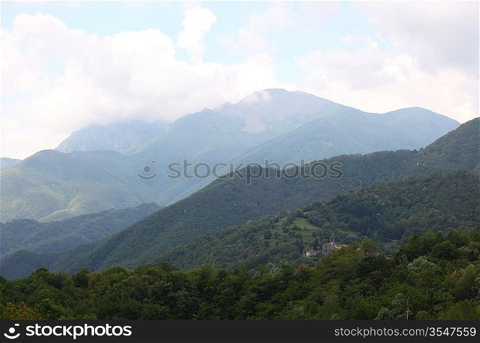 mountain panorama switzerland