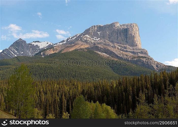 Mountain peak, Jasper National Park, Alberta, Canada