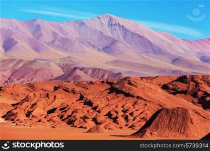 Mountain Plateau La Puna, Northern Argentina