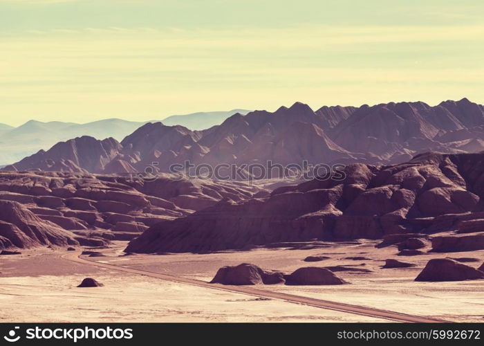 Mountain plateau La Puna, Northern Argentina