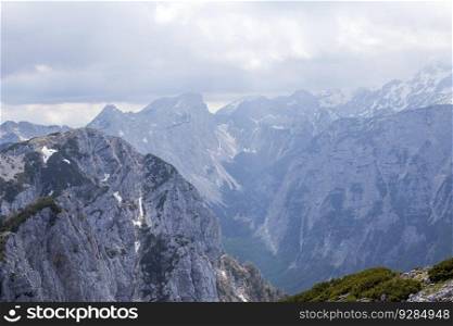 Mountain Pokljuka in Julian Alp at Triglav National Park, Slovenia