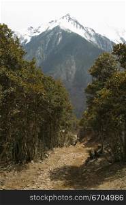 Mountain Range in Yunnan province, China