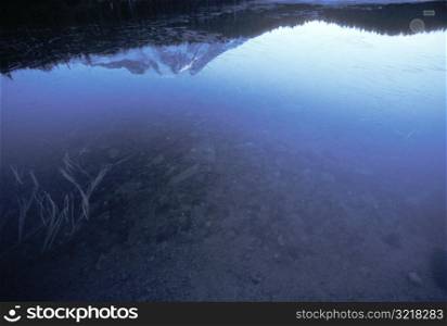 Mountain Reflected in Water