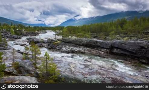 Mountain river in Norway