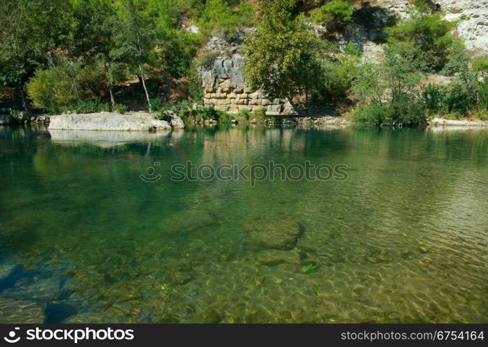 mountain river. Turkey.