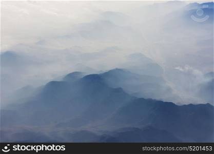 Mountain silhouette