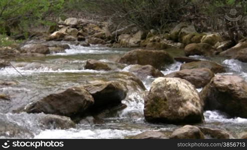 Mountain small river.