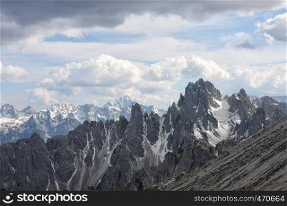 mountains around Tre Cime di Lavaredo - Dolomites, Italy