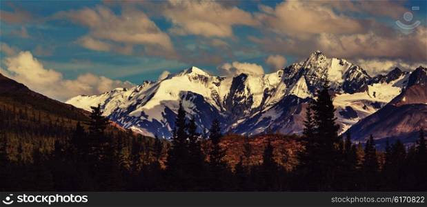 Mountains in Alaska, United States