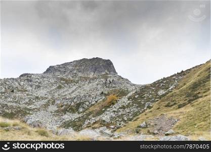 mountains in autumn in Andorra La Vella