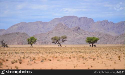 Mountains in Namibia, Africa