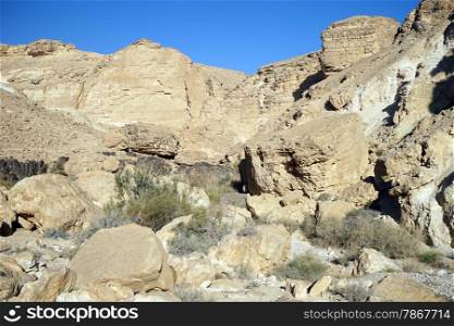 Mountains in Negev desert in Israel