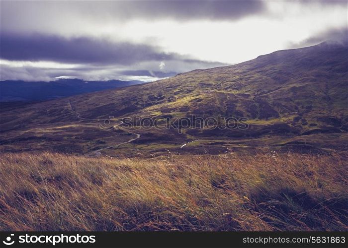 Mountains in Scotland near Ben Lawers
