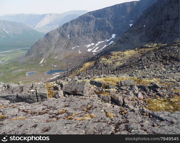 mountains in summer