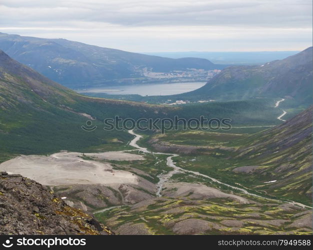 mountains in summer