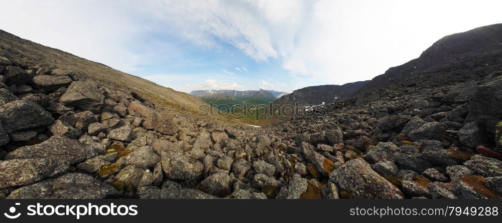 mountains in summer. Panorama